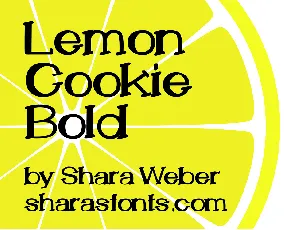 LemonCookie font