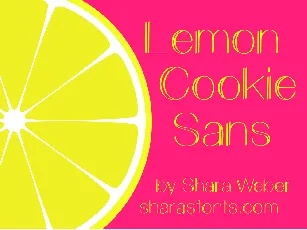 LemonCookie font