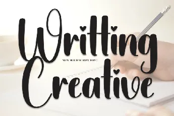 Writting Creative Script font