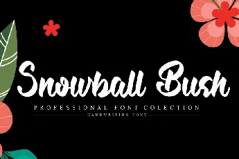 Snowball Bush Script font