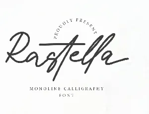 Rastella font