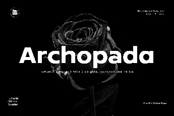 Archopada font
