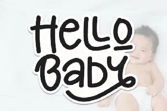 Hello Baby Display font