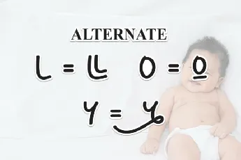 Hello Baby Display font