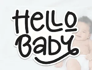 Hello Baby Display font