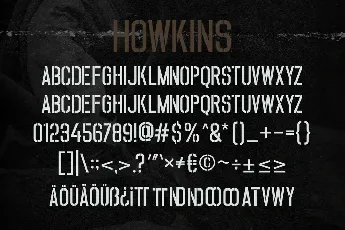 Howkins font