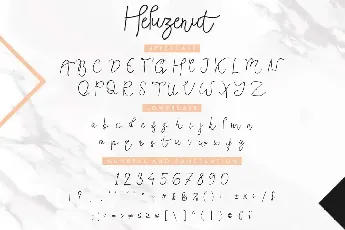 Heluzenut Demo font