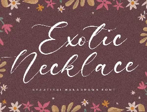 Exotic Necklace font