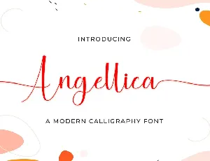 Angellica - Demo font