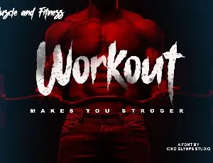 Workout font