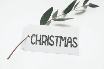 Christmas And Candy Display font