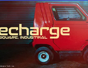 Recharge font
