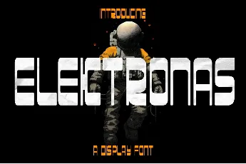 ELECTRONAS font