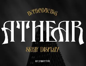 ATHEAR font