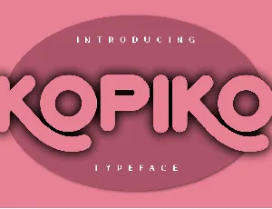 kopiko font