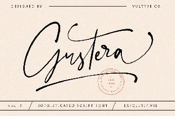 Gustera font