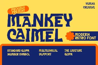 Mankey Caimel font