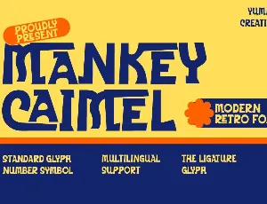 Mankey Caimel font