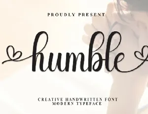 Humble Script Typeface font