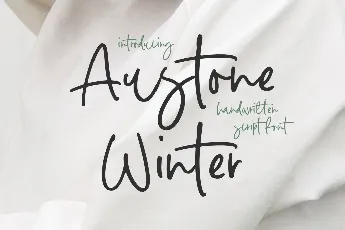 Austone Winter font