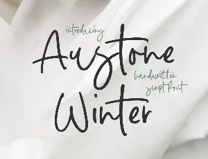 Austone Winter font