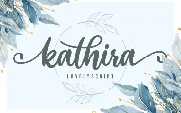 Kathira Calligraphy Script font