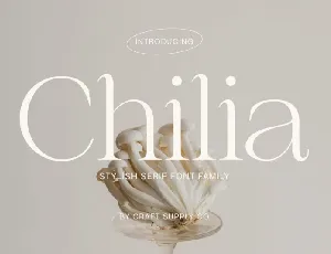 Chilia font