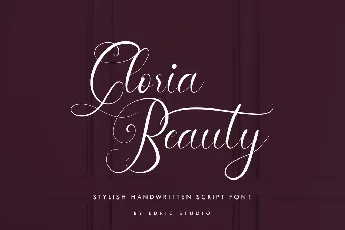 Gloria Beauty Demo font