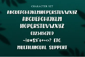 Monstero font