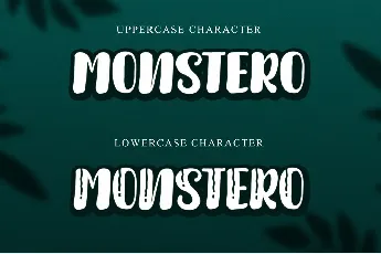 Monstero font