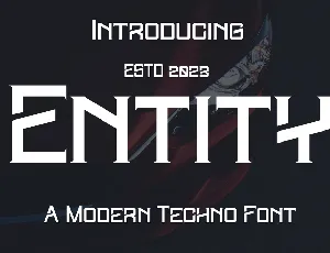 Entity font