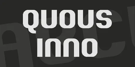 Quous Inno font