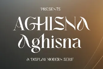 Aghisna Serif font