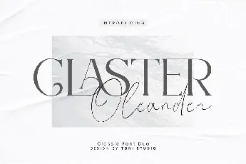 Claster Oleander font