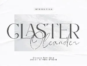 Claster Oleander font