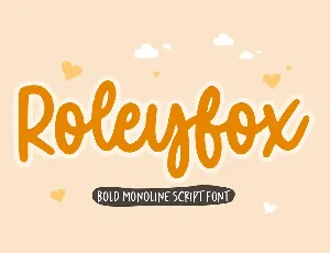 Roleyfox font