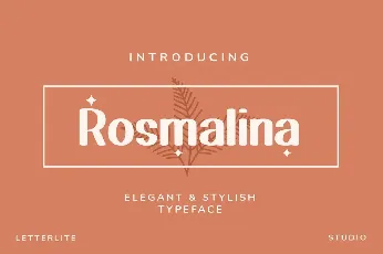 Rosmalina font