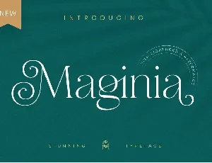 Maginia font