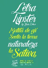 Letra Hipster font