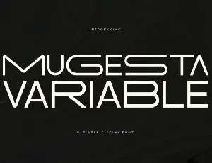 Mugesta font