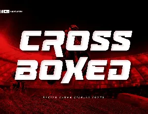 Cross Boxed font