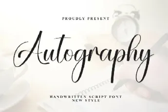 Autography Script Typeface font