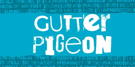 Gutter Pigeon DEMO font