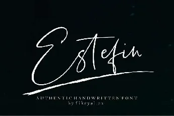 Estefin Script Free font