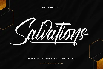 Salvations Demo font