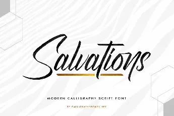 Salvations Demo font