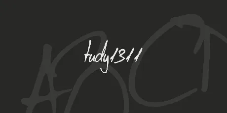 tudy1311 font