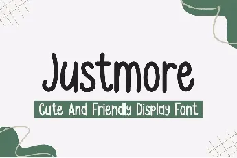 Justmore - Personal Use font