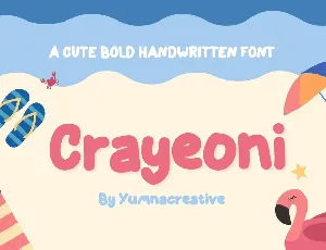 Crayeoni font