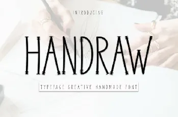 Handraw Display font